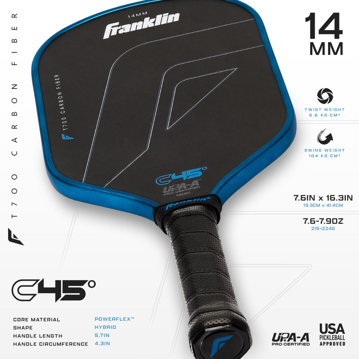 Franklin C45 Hybrid, zijaanzicht