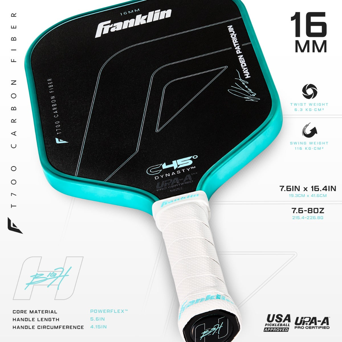 Franklin Hayden Patriquin C45°, zijaanzicht
